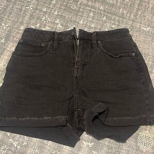 Madewell- size 26 curvy high-rise denim shorts